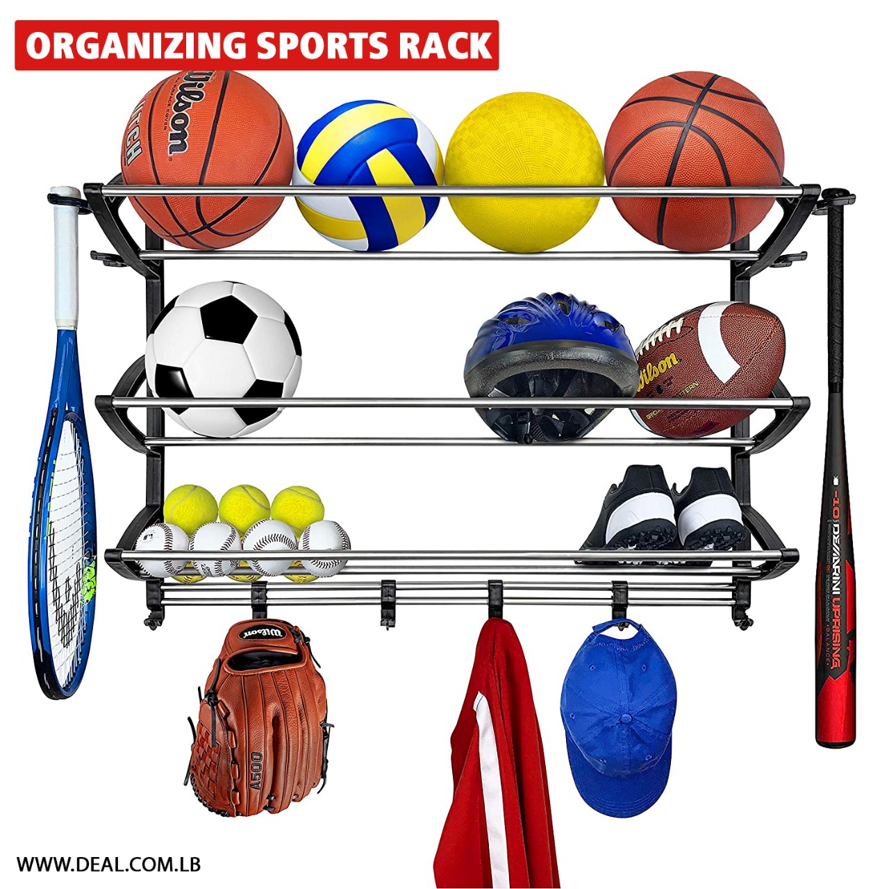 Organizing Sports Rack | Suspension Type